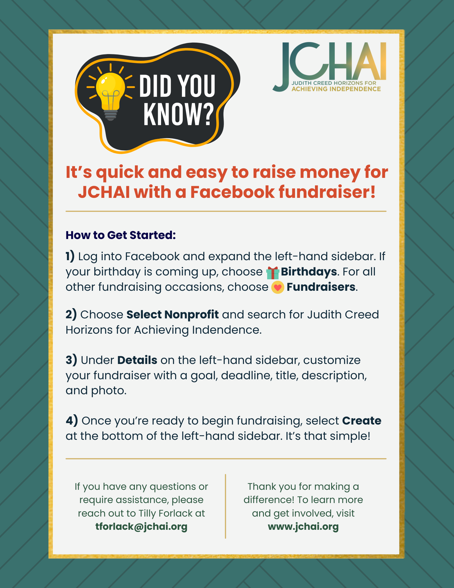 How-To Facebook Fundraisers